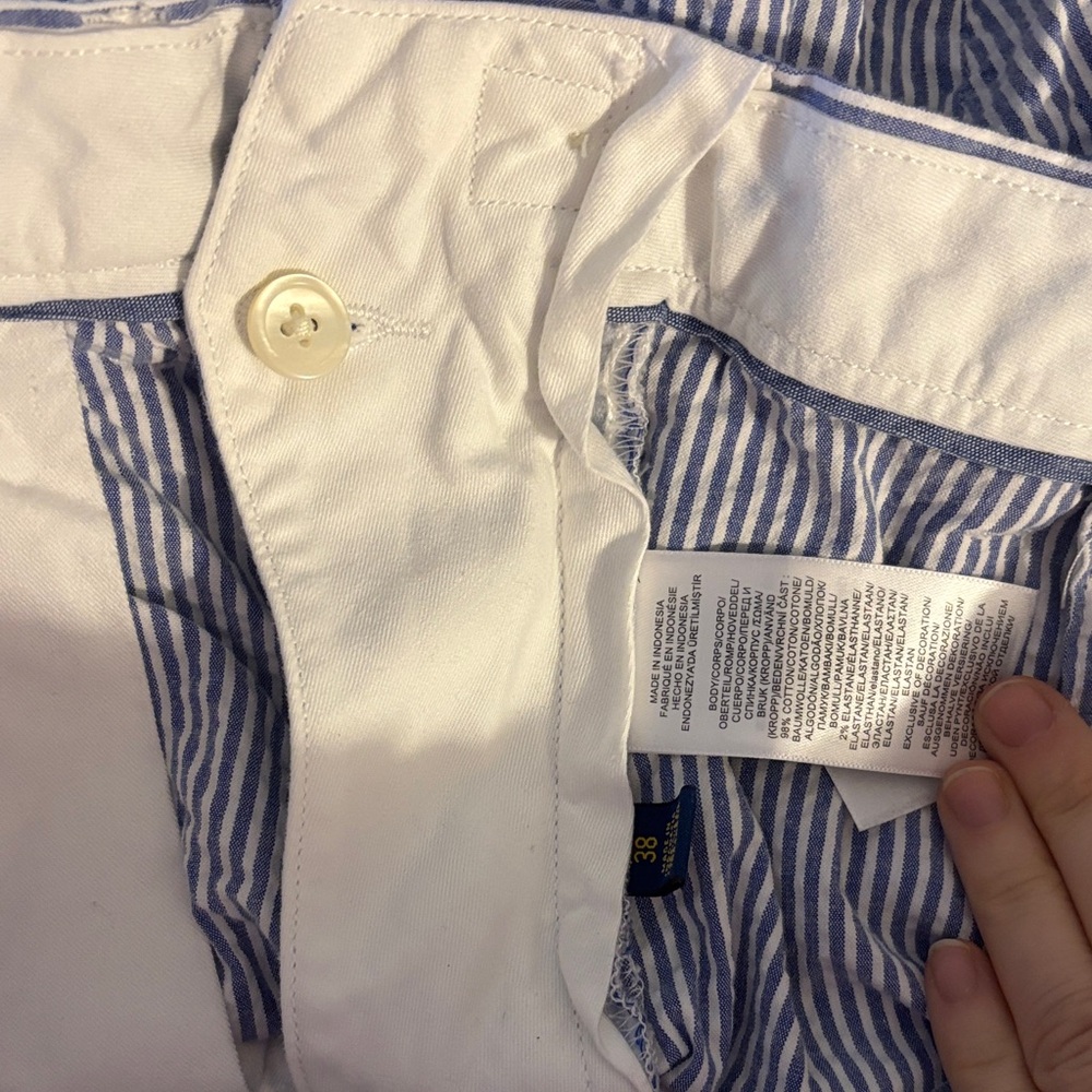 Polo Ralph Lauren Blue and White Striped Men's Shorts - Picture 13 of 16